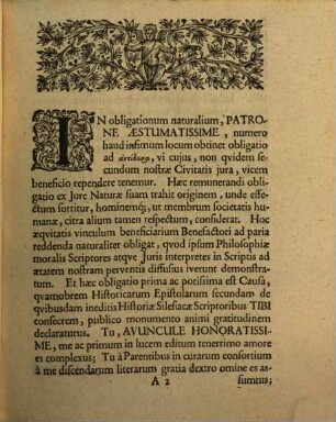 Godofredi Rhonii Vratislaviensis Epistolarum Historicarum ... De Quibusdam Ineditis Historiae Silesiacae Scriptoribus, 2