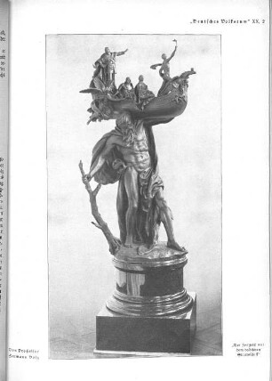 "Deutsches Volkstum" XX. 2 Von Professor Hermann Volz "Der Zeitgeist mit dem badischen Staatsschiff"