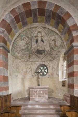 Christus als Weltenrichter in Mandorla