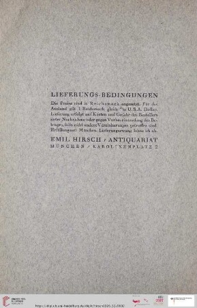Lieferungs-Bedingungen