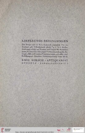 Lieferungs-Bedingungen