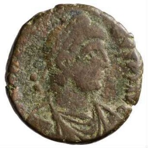 Münze, Aes 2, 383 - 388 n. Chr.