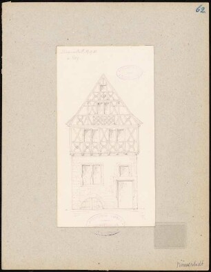 Deutsche Holzarchitektur: Münnerstadt: Ansicht