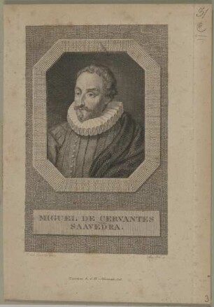 Bildnis des Miguel de Cervantes Saavedra