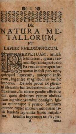 Proteus Mercurialis Geminus : Exhibens Naturam Metallorum Sive Operis Philosophici Theoriam & ejusdem praxin, sive Compositionem Lapidis secreti per Philosophorum sententias & authoritates elucidatus