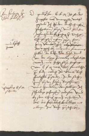 Brief an Herzog Johann von Kleve, o. O. u. o. Dat. (Entwurf)