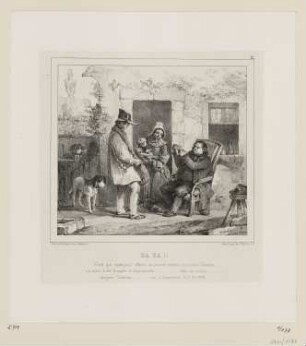 Pater und das Ehepaar Fraumont, Blatt 2 der Folge "Leben des Valentin"