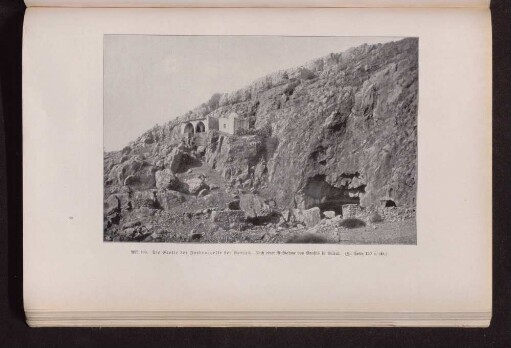 Abb. 103. Die Grotte der Jordanquelle bei Banyas.