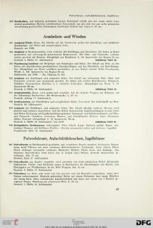Armbrüste und Winden (Nr. 831-840)