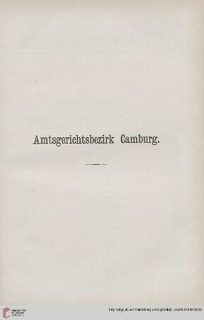 Amtsgerichtsbezirk Camburg