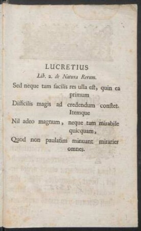 Lucretius