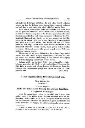Die experimentelle Ermüdungsforschung : (Fortsetzung)