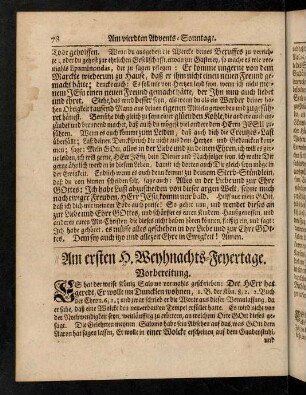 78-83, Vorbereitung, Evangelium, Eingang