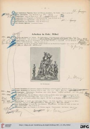 Arbeiten in Holz; Möbel (Nr. 958-1027)