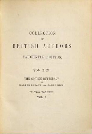 The golden butterfly : a novel, 1