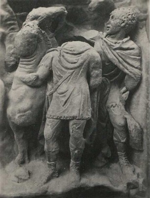 Rom. Mark-Aurel-Säule (Markussäule, 2. Jh.), Detail