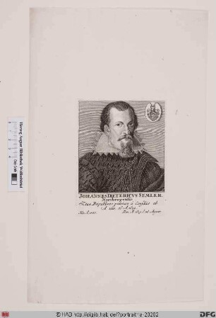Bildnis Johann Dietrich Semler