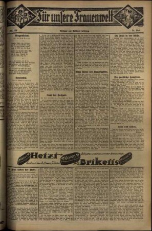 Dritte Ausgabe vom Samstag, den 31. Mai 1930.