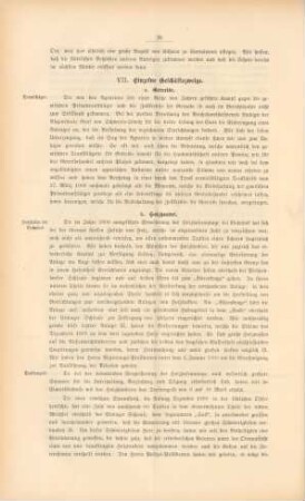 VII. Einzelne Geschäftszweige.