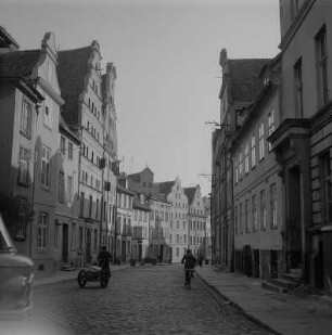 Stralsund. Blick entlang der Fährstraße