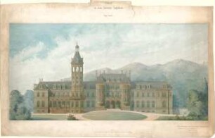 Beemelmans, Friedrich Wilhelm; Fürstliches Jagdschloss - Hauptseite (Ansicht)