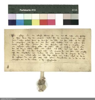 Revers Philipps Graf von Solms bezüglich seiner Verpflichtung als Burgmann auf der Burg Bingenheim durch Heinrich [von Hohenberg], Abt von Fulda