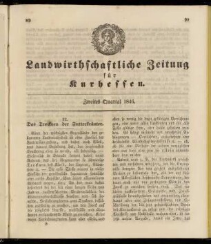 Zweites Quartal 1846