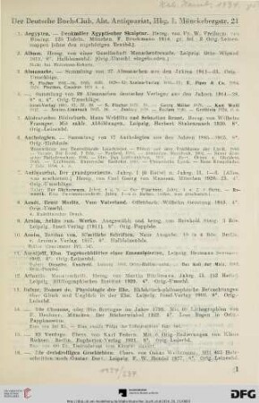 Auktionate (Nr. 1-600)