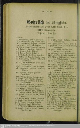Gohrisch bei Königstein