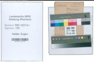 Entnazifizierung Eugen Heider , geb. 00.00.0000 (Kaufmann)