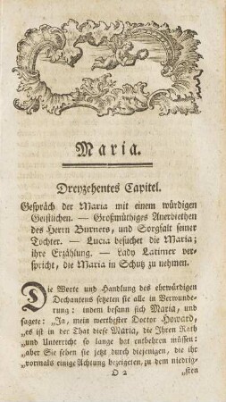 Dreyzehntes Capitel