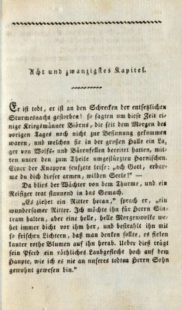 Acht und zwanzigstes Kapitel