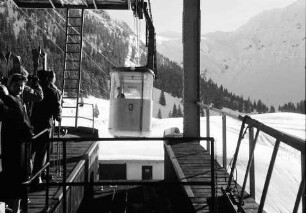 Oberstdorf: Nebelhorn; Mittelstadtion der Schwebebahn zum Nebelhorn
