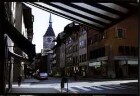 Aarau: Rathausgasse mit Torturm