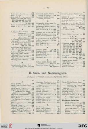 II. Sach- und Namensregister
