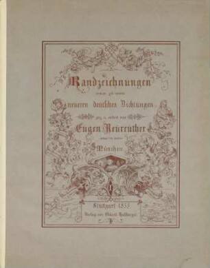 Randzeichnungen zu neueren deutschen Dichtungen