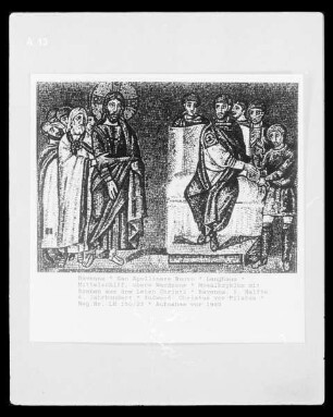 Mosaikzyklus mit Szenen aus dem Leben Christi — Südwand: Christus vor Pilatus