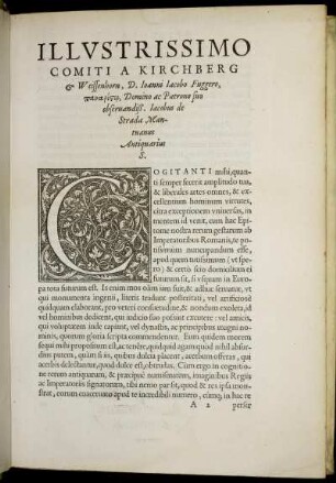 Illustrissimo Comiti a Kirchberg[...]