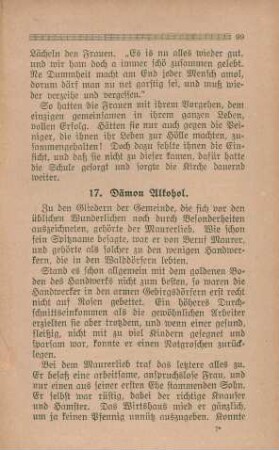 17. Dämon Alkohol