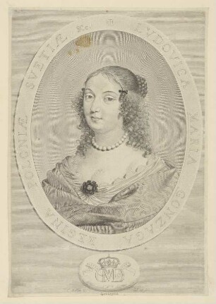Porträt der Ludovica Maria Gonzaga