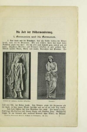 Germane mit erobertem, römischen Feldzeichen Germanin