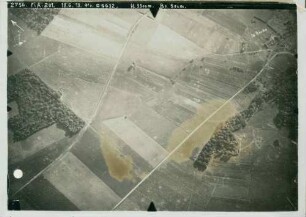 Foto des Geländes um und westlich der La Roche Ferme (Luftbild)