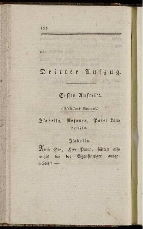 Erster Auftritt. - Sechster Auftritt.
