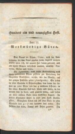 Hundert ein und neunzigster Heft.