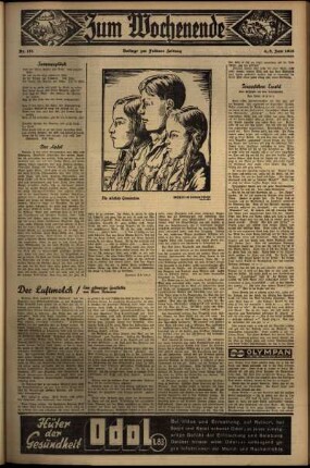Zweite Ausgabe vom Samstag, den 04. Juli 1936.