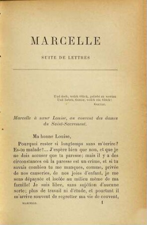 Marcelle (suite de lettres) et aventure en voyage
