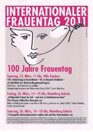 Internationaler Frauentag 2011 - 100 Jahre Frauentag