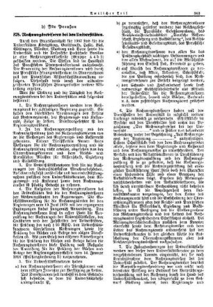 Rechnungsrevisoren bei den Universitäten : [Wissenschaft] ; [Für Preußen] ; [Amtliche Erlasse] ; [Amtlicher Teil]