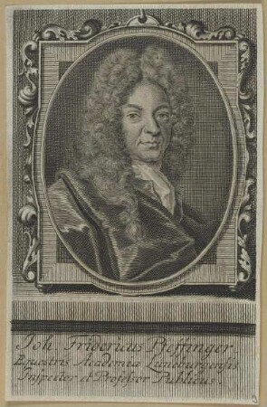 Bildnis des Joh. Fridericus Pfeffinger