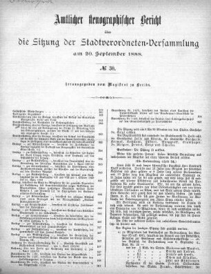 No. 30, 20. September 1888